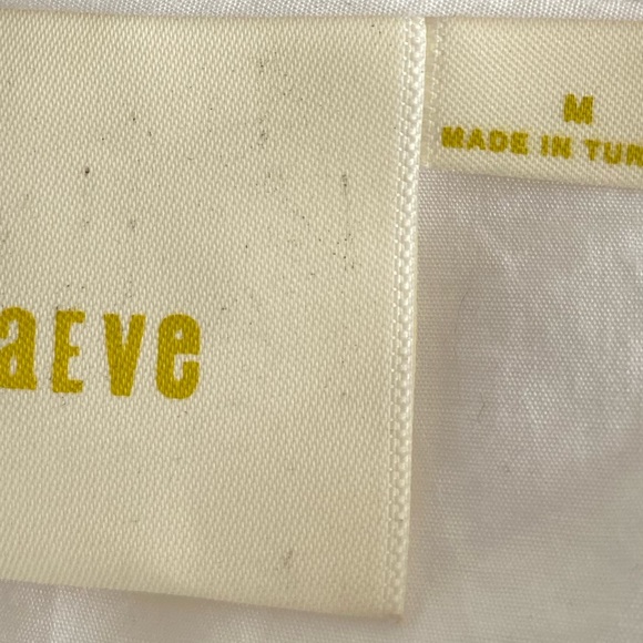 Anthropologie Sz M Embroidered Eyelet Sleeve Blouse by Maeve EUC - Picture 5 of 5